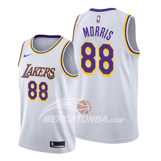 Maglia Los Angeles Lakers Markieff Morris Association 2019-20 Bianco